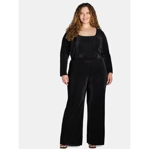 👖Pleated Square Neck Top and Pants Set - Black Soot